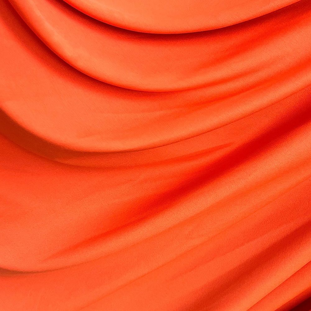 Vintage 50s-60s Lorrie Deb San Francisco Burnt Orange Maxi Dress Size S View 3